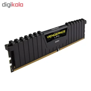 رم دسکتاپ DDR4 کورسیر مدل Vengeance LPX ظرفیت 16 گیگابایت (دو ماژول 8 گیگابایت) فرکانس 3200 مگاهرتز تایمینگ CL16-18-18-36 با پخش‌کننده حرارت آلومینیومی و پشتیبانی از XMP 2.0 برای اورکلاکینگ پایدار و سازگاری بالا