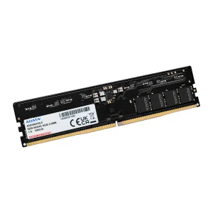 رم دسکتاپ DDR5 ای دیتا مدل U-DIMM ظرفیت 16 گیگابایت، با فرکانس 5600 مگاهرتز، تایمینگ CL46 و معماری تک‌کاناله