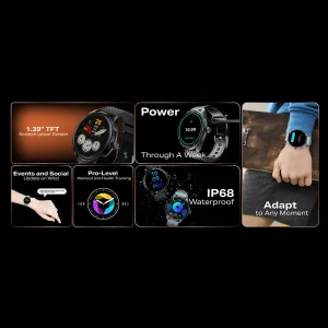 ساعت هوشمند 48 میلی‌متری اینفینیکس مدل XWatch N4 با بند سیلیکونی