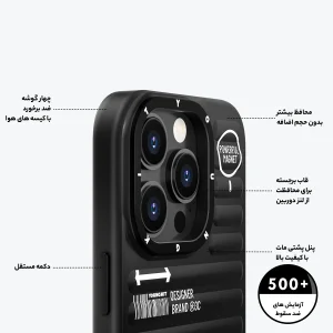 کاور یانگ کیت مدل پافری کد True Color مناسب برای گوشی موبایل اپل iPhone 15 pro