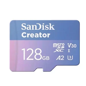 کارت حافظه microSD سن‌دیسک مدل Creator microSD UHS-I کلاس A2 استاندارد U3 ظرفیت 128 گیگابایت