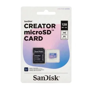 کارت حافظه microSD سن‌دیسک مدل Creator microSD UHS-I کلاس A2 استاندارد U3 ظرفیت 128 گیگابایت