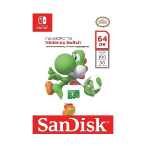 کارت حافظه microSD سن دیسک مدل Nintendo Switch microSDXC ظرفیت 64 گیگابایت