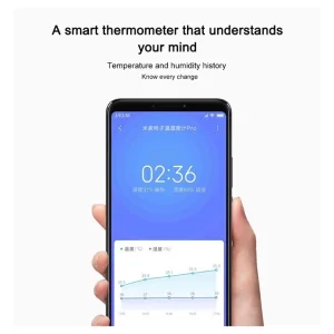 دماسنج و رطوبت سنج مدل Smart Temperature and Humidity Sensor Pro LYWSD02MMC