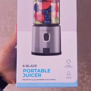 شیکر شارژی پاورولوجی مدل 126W Portable گنجایش 450 میلی لیتر