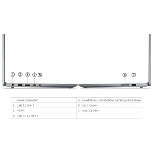 لپ تاپ 15.6 اینچی لنوو مدل Ideapad slim 3 15AMN8-Ryzen 3 30-8GB LPDDR5 5500MHz-1TB SSD-IPS-Fingerprint-W - کاستوم شده