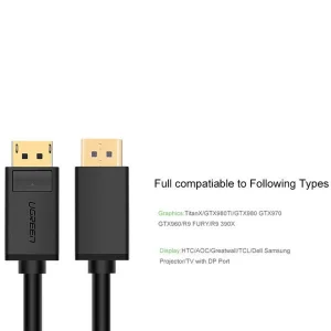 کابل Display Port یوگرین مدل DP102-10211 طول 2 متر