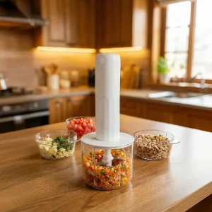 خردکن 400 میلی‌لیتر گرین لاین مدل Handy Stick Chopper &amp; Grinder Set