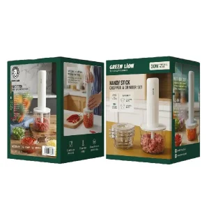 خردکن 400 میلی‌لیتر گرین لاین مدل Handy Stick Chopper &amp; Grinder Set