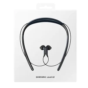 هدفون بلوتوثی گردنی سامسونگ مدل Level U2 بدون قابلیت نویز کنسلینگ، درگاه شارژ USB Type-C، دارای میکروفون داخلی با کیفیت HD، مقاوم در برابر رطوبت و عرق