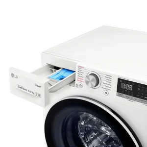 ماشین لباسشویی 10.5 کیلوگرم اتوماتیک ال جی مدل F4V5RGP0W دارای قابلیت خشک‌کن صددرصد