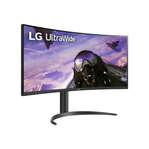 مانیتور خمیده 34 اینچ ال جی مدل 34WQ60C-B با وضوح UWQHD، پنل IPS و نرخ به‌روزرسانی 60 هرتز