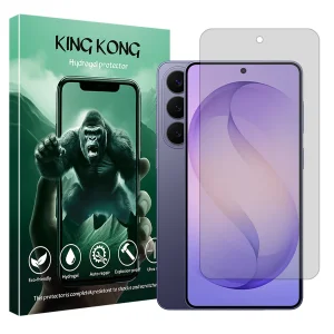 محافظ صفحه نمایش شفاف کینگ کونگ مدل هیدروژلی مناسب برای گوشی موبایل سامسونگ Galaxy S26 Plus