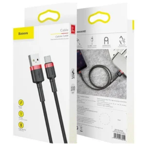 کابل تبدیل USB به USB-C بیسوس مدل CATKLF-B91 Cafule طول  1 متر