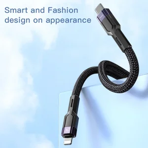 کابل تبدیل USB-C به لایتنینگ یسیدو مدل CA107 6mm طول 1.2 متر