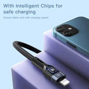 کابل تبدیل USB-C به لایتنینگ یسیدو مدل CA107 6mm طول 1.2 متر