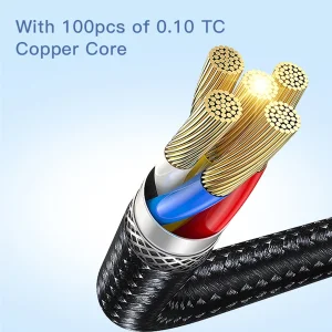 کابل تبدیل USB-C به لایتنینگ یسیدو مدل CA107 6mm طول 1.2 متر