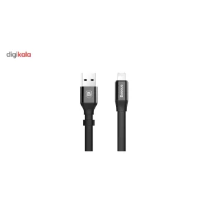کابل تبدیل USB به لایتنینگ/Micro-USB باسئوس طول 0.23 متر