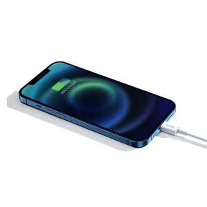 کابل تبدیل USB-C به لایتنینگ بیسوس مدل Superior Series Fast طول 0.25 متر