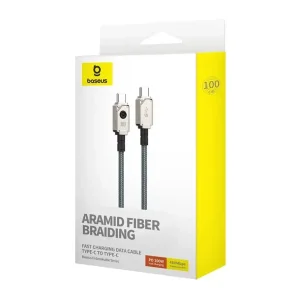 کابل USB-C بیسوس مدل Unbreakable Series 100W طول 1 متر
