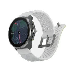ساعت هوشمند 45 میلی متر سونتو مدل RACE S TITANIUM CANARY با بند سیلیکونی