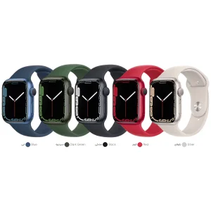 ساعت هوشمند اپل واچ سری 7 مدل 41mm Aluminum Case with Sport silicone Band