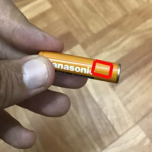 باتری نیم قلمی قابل شارژ پاناسونیک مدل (Ni-MH/HHR-65AAAB(HRMR03 بسته دو عددی