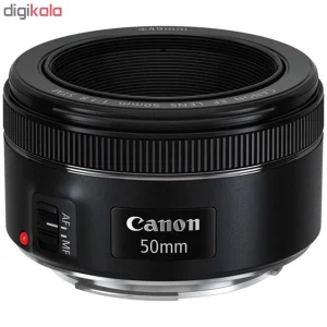 لنز کانن مدل EF 50mm f/1.8 STM به همراه فیلتر لنز یو وی 49 کانن