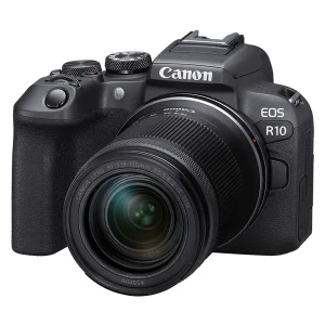 دوربین دیجیتال بدون آینه کانن مدل EOS R10 با لنز ۱۸ - ۱۵۰ میلی‌متر f/3.5 - f/6.3