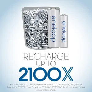 باتری قابل شارژ قلمی پاناسونیک مدل eneloop بسته 2عددی