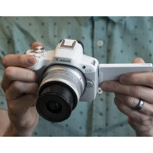 دوربین دیجیتال کانن مدل EOS R50 RF-S 18-45MM