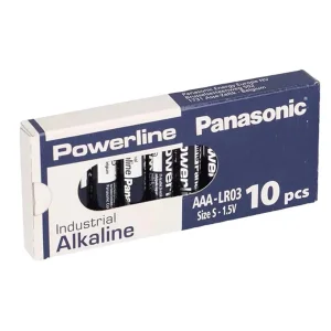 باتری نیم قلمی پاناسونیک مدل Powerline بسته 10 عددی