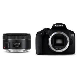 دوربین دیجیتال کانن مدل EOS 2000D به همراه لنز 50 میلی متر STM 1.8