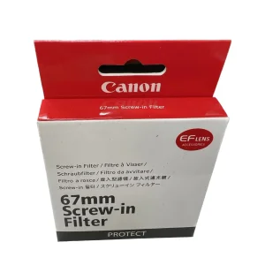 فیلتر لنز کانن مدل 67mm Screw-in Filter