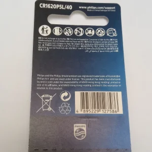 باتری سکه ای فیلیپس مدل CR1620 CR 1620 بسته پنج عددی