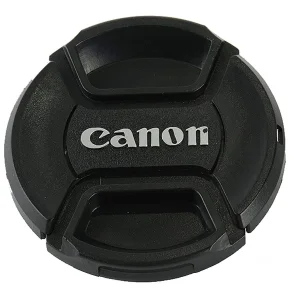 لنز دوربین کانن مدل  لنز کانن EF-S 18-55mm f/3.5-5.6 III به همراه فیلتر یو وی 58 کانن و درب 58 کانن