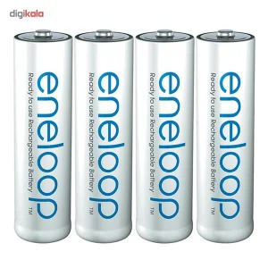 باتری قلمی قابل شارژ پاناسونیک مدل Eneloop BK-3MCCE/4BT بسته 4 عددی