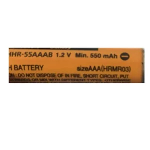 باتری نیم قلمی قابل شارژ پاناسونیک مدل Ni-MH.HHR-55AAABHRMR03  بسته دو عددی