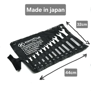 آچار یکسر تخت و یکسر رینگی کینگ استار مدل JAPAN-SET-12PCS  مجموعه 12 عددی