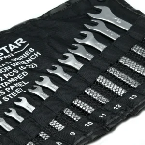 آچار یکسر تخت و یکسر رینگی کینگ استار مدل JAPAN-SET-12PCS  مجموعه 12 عددی