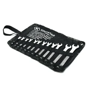 آچار یکسر تخت و یکسر رینگی کینگ استار مدل JAPAN-SET-12PCS  مجموعه 12 عددی