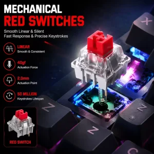 کیبورد گیمینگ اونیکوما مدل G52 New