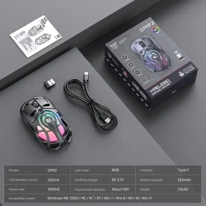 ماوس بی سیم گیمینگ اونیکوما مدل DM02