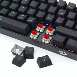 کیبورد گیمینگ ردراگون مدل K630 Dragonborn، مکانیکال سوییچ قرمز، Tenkeyless، نورپردازی RGB