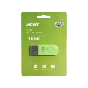 فلش مموری 16 گیگابایت ایسر مدل UP300 با رابط USB 3.2 Gen1 Type-A و بدنه پلاستیکی