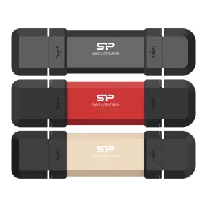 اس اس دی اکسترنال سیلیکون پاور مدل DS72 ظرفیت 2 ترابایت رابط USB 3.2 Gen2