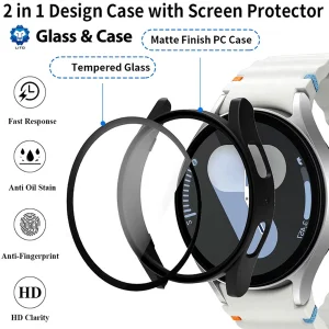 کاور لیتوو مدل Protector مناسب برای ساعت هوشمند سامسونگ Galaxy Watch 7 44mm به همراه محافظ صفحه نمایش
