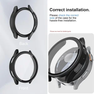 کاور لیتوو مدل Protector مناسب برای ساعت هوشمند سامسونگ Galaxy Watch 7 44mm به همراه محافظ صفحه نمایش