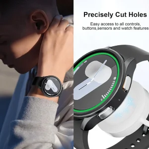 کاور لیتوو مدل Protector مناسب برای ساعت هوشمند سامسونگ Galaxy Watch 7 44mm به همراه محافظ صفحه نمایش