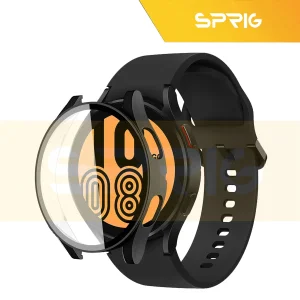 کاور اسپریگ مدل PC-Bumper مناسب برای ساعت هوشمند سامسونگ Galaxy Watch 4 40mm به همراه محافظ صفحه نمایش